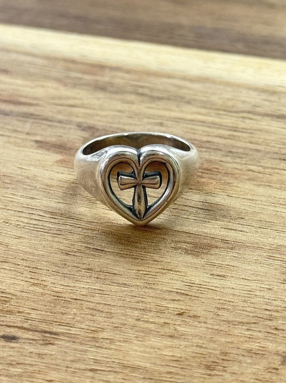 James Avery Retired Sterling Silver Eternal Love Ring Size 8